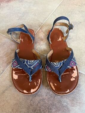 TOMS Women's Navy Sandals